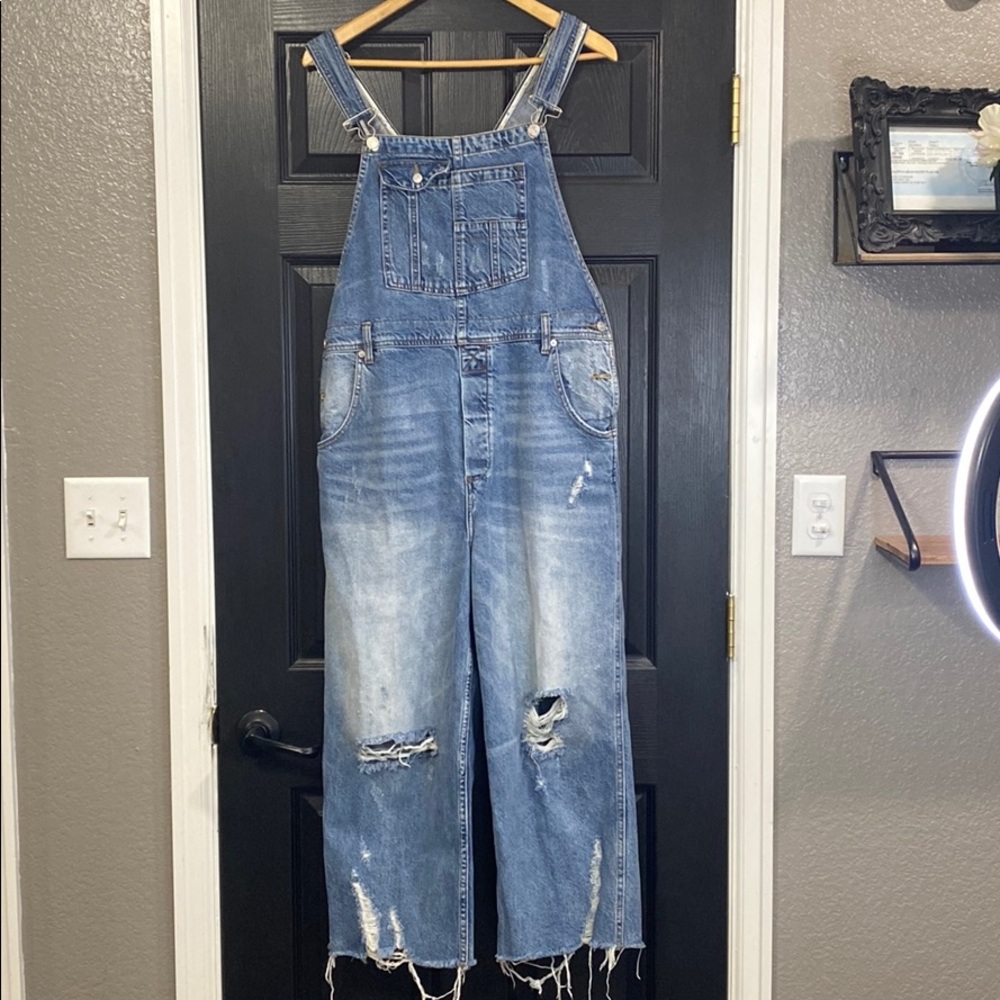 Free People Baggy overalls
